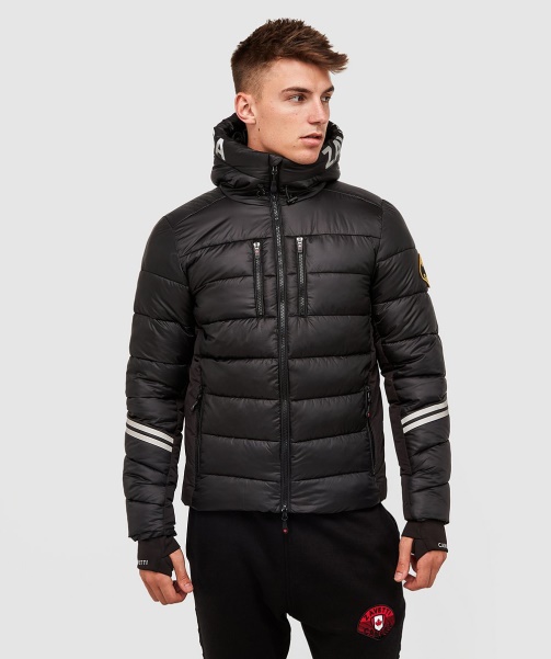 Black Pollux Puffer Jacket - Alessandro Zavetti