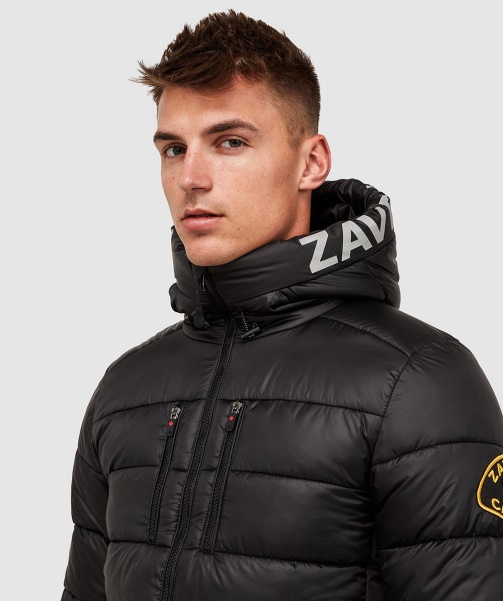 Black Pollux Puffer Jacket - Alessandro Zavetti