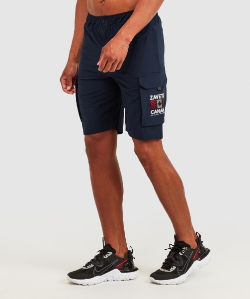 Alessandro Zavetti - Navy Ovello 2.0 Woven Cargo Short