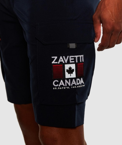 Alessandro Zavetti - Navy Ovello 2.0 Woven Cargo Short