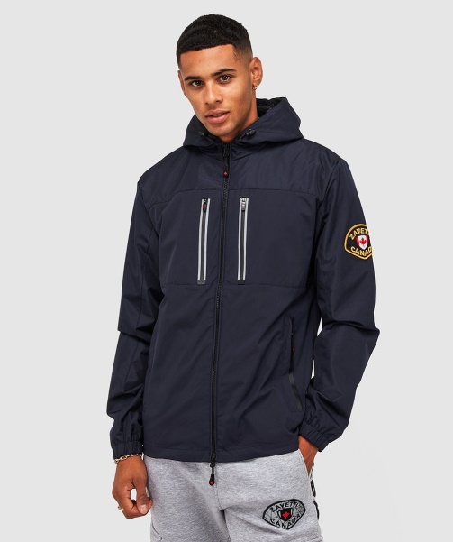 Dark Navy Alessandro Zavetti - Alvini Windrunner Jacket