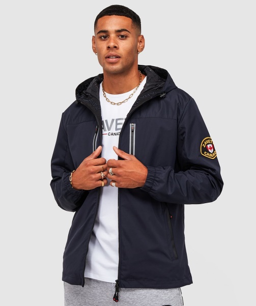 Dark Navy Alessandro Zavetti - Alvini Windrunner Jacket