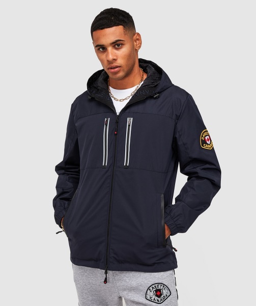 Dark Navy Alessandro Zavetti - Alvini Windrunner Jacket