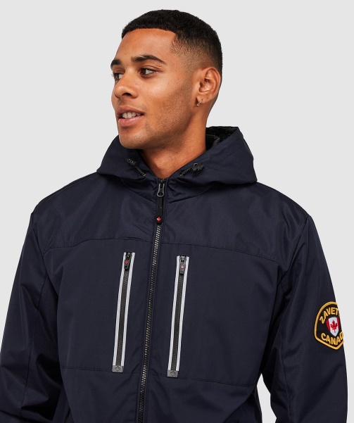 Dark Navy Alessandro Zavetti - Alvini Windrunner Jacket