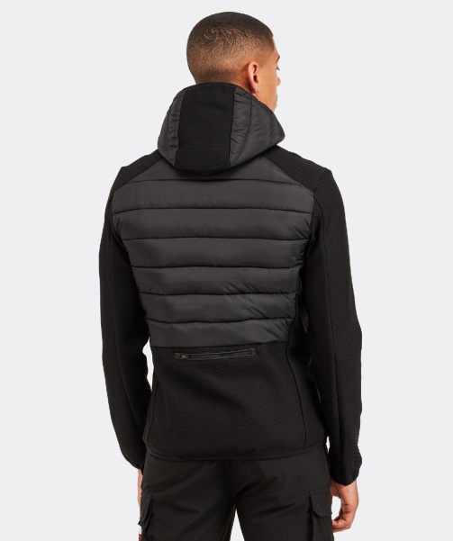 Black Alessandro Zavetti - Serzio Hybrid Jacket