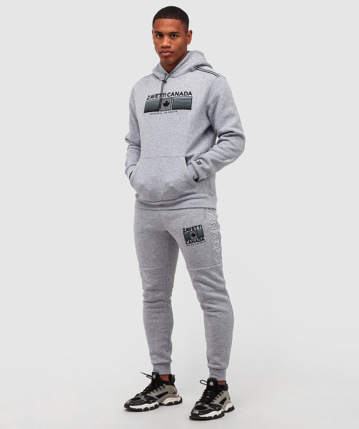 Grey Marl Ovello Overhead Hoodie - Alessandro Zavetti