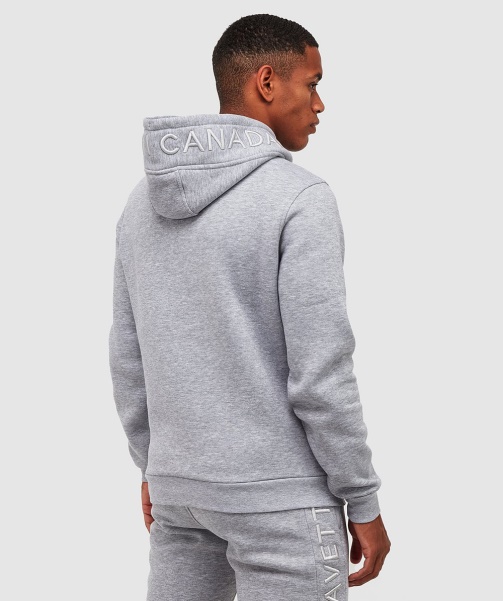 Grey Marl Ovello Overhead Hoodie - Alessandro Zavetti