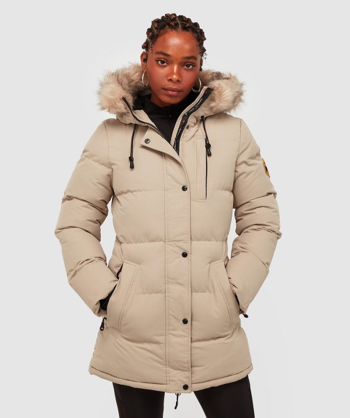 Alessandro Zavetti - STONE Womens Goshawa Puffer Parka Jacket