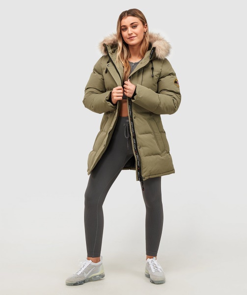 Alessandro Zavetti - STONE Womens Goshawa Puffer Parka Jacket