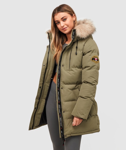 Alessandro Zavetti - STONE Womens Goshawa Puffer Parka Jacket