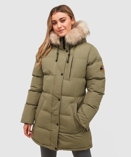 Alessandro Zavetti - STONE Womens Goshawa Puffer Parka Jacket