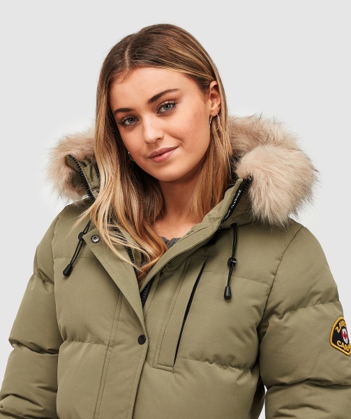 Alessandro Zavetti - STONE Womens Goshawa Puffer Parka Jacket