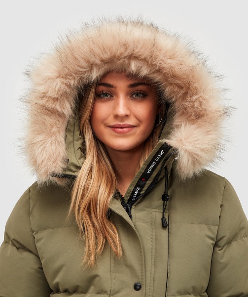 Alessandro Zavetti - STONE Womens Goshawa Puffer Parka Jacket