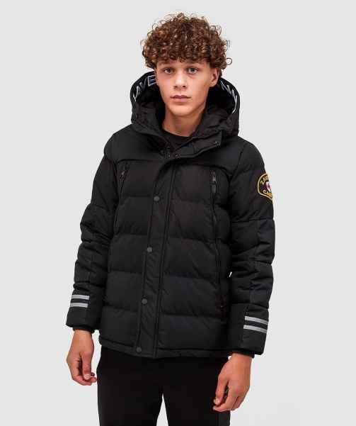 Black Alessandro Zavetti - Junior Vurbo 2.0 Puffer Parka Jacket