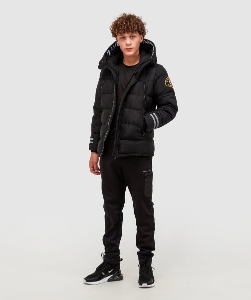 Black Alessandro Zavetti - Junior Vurbo 2.0 Puffer Parka Jacket