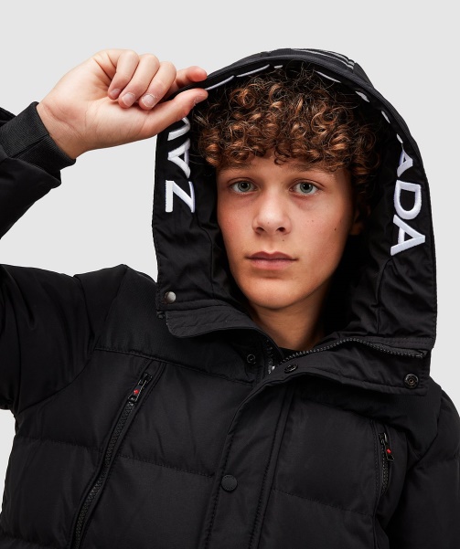 Black Alessandro Zavetti - Junior Vurbo 2.0 Puffer Parka Jacket