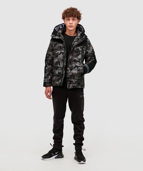 Black Alessandro Zavetti - Junior Vurbo 2.0 Puffer Parka Jacket