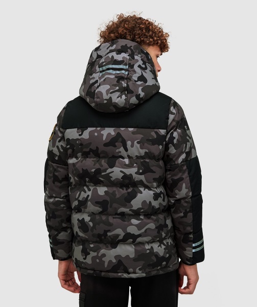 Black Alessandro Zavetti - Junior Vurbo 2.0 Puffer Parka Jacket