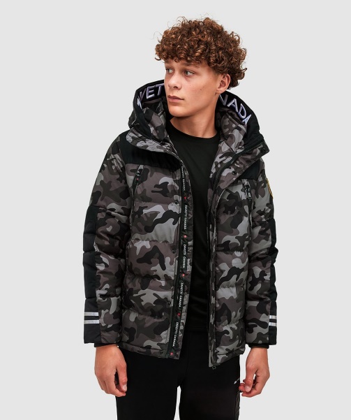 Black Alessandro Zavetti - Junior Vurbo 2.0 Puffer Parka Jacket