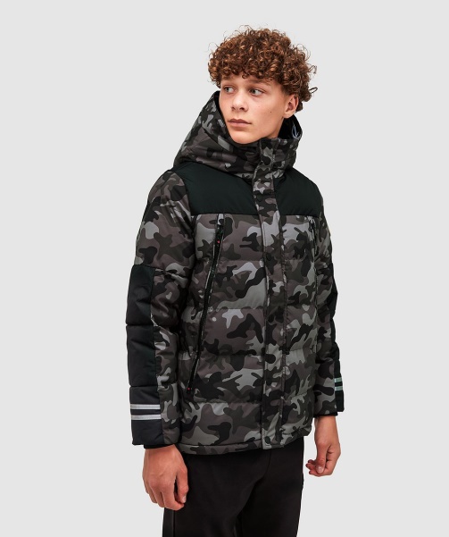 Black Alessandro Zavetti - Junior Vurbo 2.0 Puffer Parka Jacket