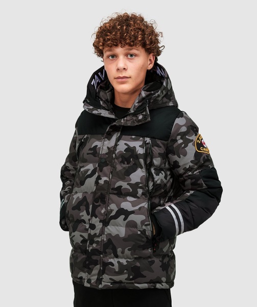 Black Alessandro Zavetti - Junior Vurbo 2.0 Puffer Parka Jacket