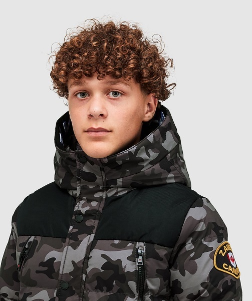 Black Alessandro Zavetti - Junior Vurbo 2.0 Puffer Parka Jacket