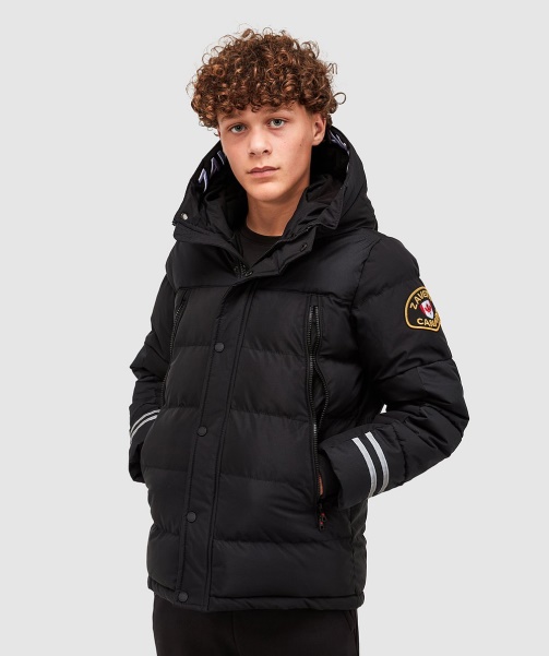 Black Alessandro Zavetti - Junior Vurbo 2.0 Puffer Parka Jacket