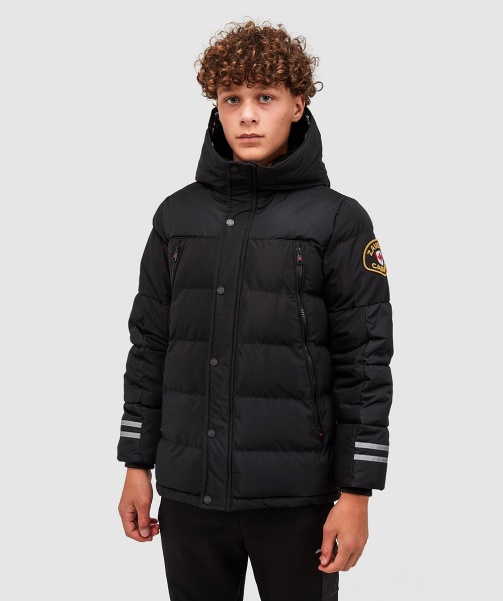 Black Alessandro Zavetti - Junior Vurbo 2.0 Puffer Parka Jacket