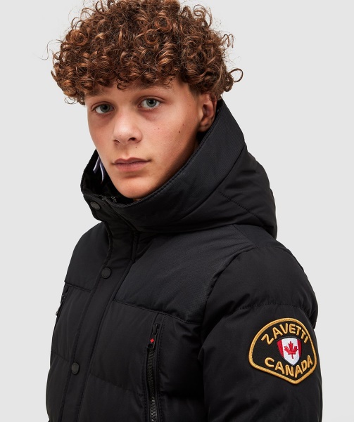 Black Alessandro Zavetti - Junior Vurbo 2.0 Puffer Parka Jacket