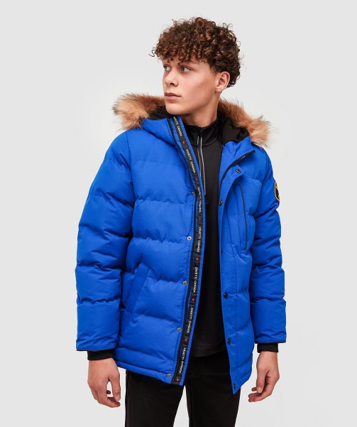 Junior Oshawa 3.0 Puffer Parka Jacket Black - Alessandro Zavetti