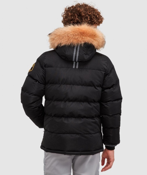 Junior Oshawa 3.0 Puffer Parka Jacket Black - Alessandro Zavetti