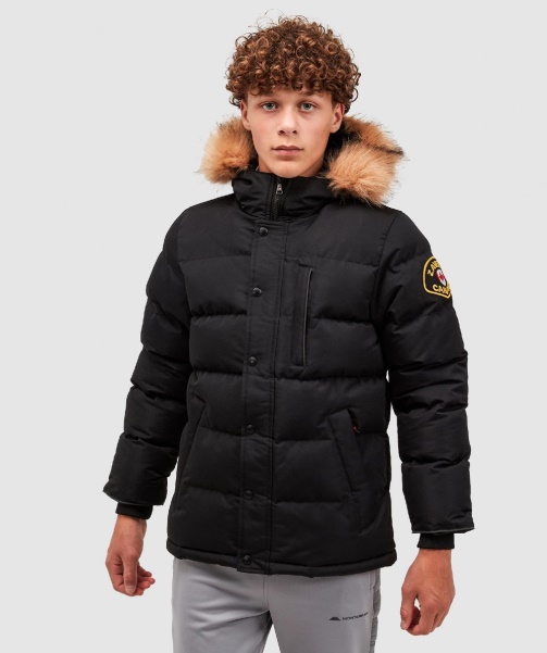 Junior Oshawa 3.0 Puffer Parka Jacket Black - Alessandro Zavetti