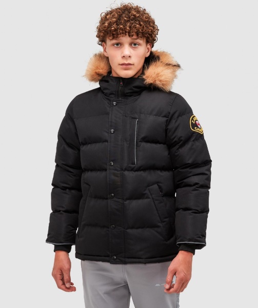 Junior Oshawa 3.0 Puffer Parka Jacket Black - Alessandro Zavetti