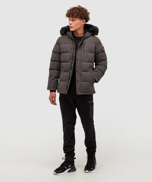 Junior Oshawa 3.0 Puffer Parka Jacket Black - Alessandro Zavetti