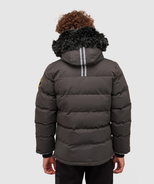 Junior Oshawa 3.0 Puffer Parka Jacket Black - Alessandro Zavetti