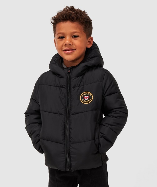 Nursery Telso Hybrid Puffer Jacket Alessandro Zavetti - Black