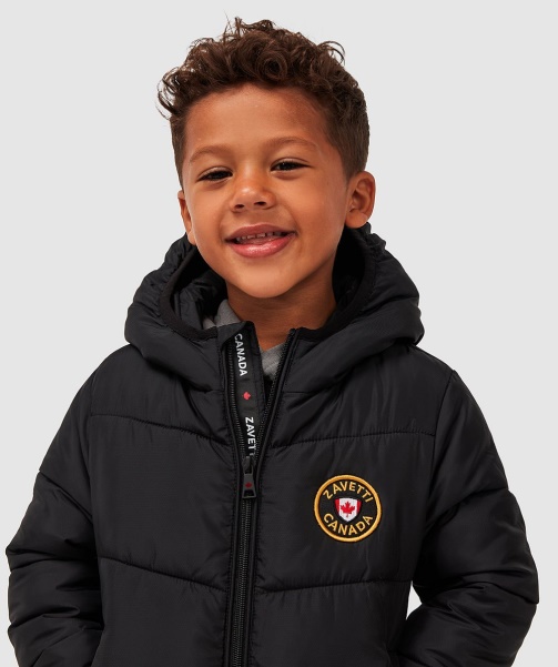 Nursery Telso Hybrid Puffer Jacket Alessandro Zavetti - Black