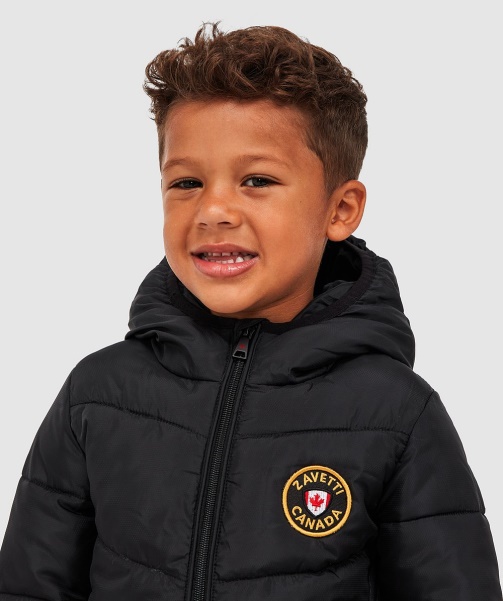 Nursery Telso Hybrid Puffer Jacket Alessandro Zavetti - Black