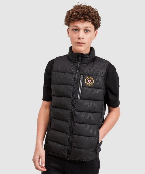 Black Junior Elino Gilet - Alessandro Zavetti